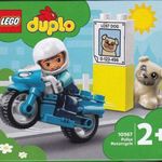 10967 Lego Duplo Rendőrségi motorkerékpár új, bontatlan! fotó
