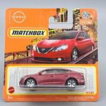 Nissan Sentra 2016 1: 64 Matchbox piros B fotó