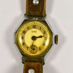 8 SZÖGLETŰ TOKKAL MECHANIKUS RÉGI NŐI KARÓRA ! fotó