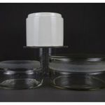 1I066 Laboratóriumi üveg és kőporcelán edény 3 darab CHINOIN fotó