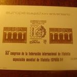 Spanyol használatlan** emlékív 1984 fotó