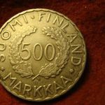 Finnország nagy ezüst 500 márka 1952 Olimpia 12 gramm 32 mm fotó