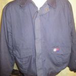 Minőségi TERMOPLUS XXL-3XL-s flanel béléses, 3 rétegű, sötétkék dzseki, kabát fotó