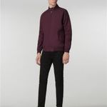 Hibátlan BEN SHERMAN bordó árnyalatú férfi harrington kabát - XL - 3db nincs posta fotó