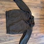 3XL-es barna átmeneti kabát fotó