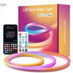 NEON LED fénycső , flexibilis , RGB + IC (digitális) , 5M , 24V , Wi-Fi & Bluetooth , IP65 , LEDI... fotó