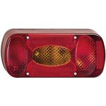 Utánfutó lámpa (bal), 5 foglalatos, 12/24 V, SecoRüt 90448 fotó