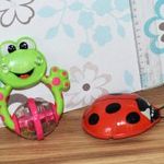 Rágóka babáknak fognövekedéskor Rattle Chicco +Húzz fel! Katicabogár fotó