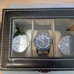 Casio +2 db Q&Q férfi karóra óratartó dobozban fotó