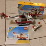 Lego 6691 Red Cross Helicopter Mentőhelikopter 1981 + doboz + leírás fotó