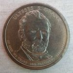 Amerikai Egyesült Államok 1 dollár, 2011 Emlékérme - Amerikai elnök - Ulysses S. Grant (1869-1877) P fotó