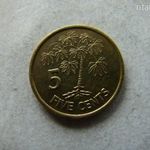 SEYCHELLES SZK. 5 CENTS, 2000. 1 DB. fotó