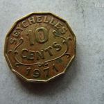 SEYCHELLES SZK. 10 CENTS, 1971. 1 DB. fotó