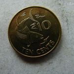 SEYCHELLES SZK. 10 CENTS, 2000. 1 DB. fotó