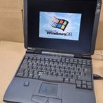 Dell latitude CP 233XT Pentium 233MHz, 128MB RAM, 4GB HDD retro laptop 1ft fotó