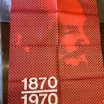 Fel nem ragasztott plakát ritkaság 1970-ből - Faragó István (1948-) Lenin 100 / MSZMP KB Agitprop fotó