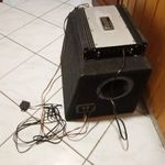 MAGNAT 1400W ERŐSÍTŐ, NAGY MÉLYNYOMÓRA SZERELT/egybe a kettő/ fotó
