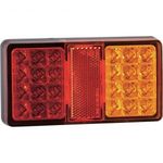 LED-es 3 funkciós lámpa (bal/jobb), piros, 12/24 V, SecoRüt 13231 fotó