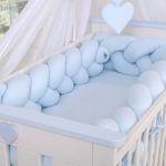BabyLion Prémium Fonott rácsvédő XXL - Kék fotó