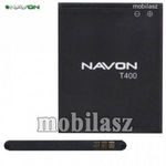 Akku 1500 mAh LI-ION (Navon T400 2017 készülékkel NEM kompatibilis) - Navon T400 - GYÁRI fotó