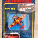 Matchbox Skybusters SB150 Fire, rescue" airplane, helicopter Gift pack Bontatlan fotó