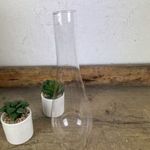 -AM991- Régi Petróleum Lámpa Üveg Cilinder 5, 1x24 cm fotó