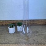 -AS080- Régi Petróleum Lámpa Üveg Cilinder 5x26 cm fotó