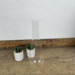 -AS082- Régi Petróleum Lámpa Üveg Cilinder 4, 9x24, 5 cm fotó
