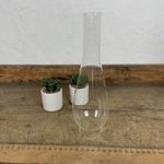 -AS085- Régi Petróleum Lámpa Üveg Cilinder 4, 9x24 cm fotó
