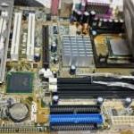 PC - Alaplap - 478 - ASUS P4PE-X/TE + Celeron 2GHz - eladó. fotó