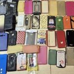 MOBILTELEFON HÁTLAPTOKOK - KISMÉRETÜ TELEFONOKRA KB FELE IPHONE 4-5-6 100 DB EGYBEN 1 FTRÓL! fotó