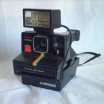Retro OneStep polaroid fényképezőgép vakuval fotó