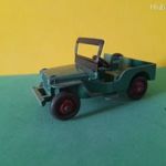 Régi Dinky Jeep 1 gumi lapos nagy méret =R= fotó