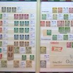 Német történelmi személyek postaforgalmi (Freimarken) bélyegeken, 8 lapos(16 oldal) A/4-es albumban fotó