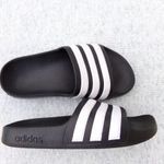 Eredeti ADIDAS fekete-fehér papucs UK 1 EU 33 fotó
