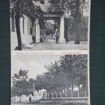 Képeslap, Füzesgyarmat, mozaik részletek, Gróf Blanckenstein kastély, 1908 fotó