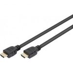 Digitus HDMI Csatlakozókábel HDMI-A dugó, HDMI-A dugó 2.00 m Fekete AK-330124-020-S aranyozott ér... fotó