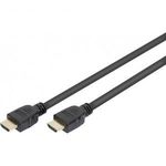 Digitus HDMI Csatlakozókábel HDMI-A dugó, HDMI-A dugó 3.00 m Fekete AK-330124-030-S aranyozott ér... fotó