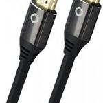 Oehlbach HDMI Csatlakozókábel HDMI-A dugó, HDMI-A dugó 3.00 m Fekete D1C92495 Ultra HD (8K), aran... fotó