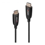 LINDY HDMI Csatlakozókábel HDMI-A dugó 40.00 m Fekete 38514 HDMI kábel fotó