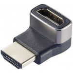 SpeaKa Professional SP-11302012 HDMI Átalakító [1x HDMI dugó - 1x HDMI alj] Fekete, Ezüst UHD 8K ... fotó