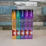5db limitált kiadású TDK 240 perces VHS kazetta ( fóliás ) fotó