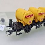 T36A H0 1: 87 Marklin 48006 DB konténerszállíót tehervagon - Brawa (DC) küllős kerekekkel fotó