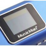 Music Man MA Display blau Mini hangfal AUX, FM rádió, SD, hordozható, USB Kék (fémes) fotó