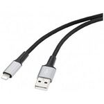 Renkforce USB, Apple lightning Csatlakozókábel [1x USB 2.0 dugó, A típus - 1x Apple Dock dugó Lig... fotó