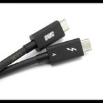 OWC Thunderbolt 4 USB-C apa - USB-C apa 4.0 Adat- és töltőkábel - Fekete (2m) (OWCCBLTB4C2.0M) fotó