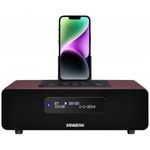 Sangean DDR-38 Asztali rádió DAB+, DAB, URH Apple-Dock, AUX, Bluetooth? Akkutöltő funkció, Távirá... fotó