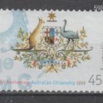 1999. Ausztrália Australia Mi: 1785 állami címer kenguru emu fotó