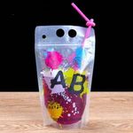Tölthető italos tasak 50 db 500 ml #AB fotó