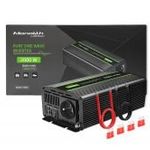 Qoltec Monolith tiszta szinuszhullámos inverter | 12V ? 230V | 1000W | 2000W fotó